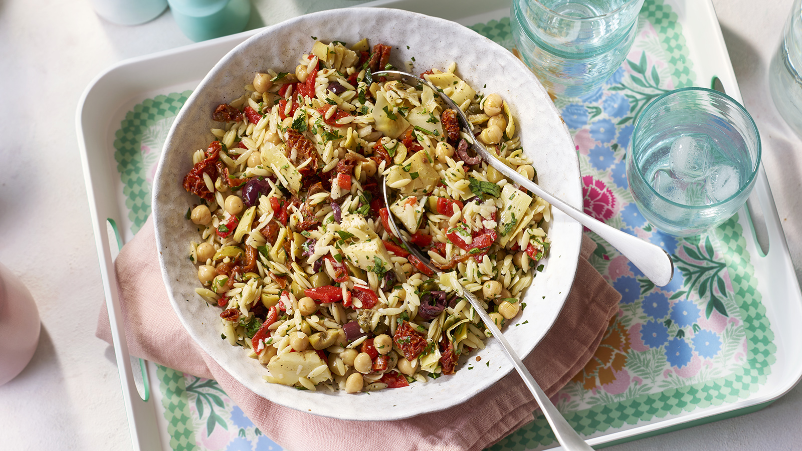 Antipasti orzo salad-image