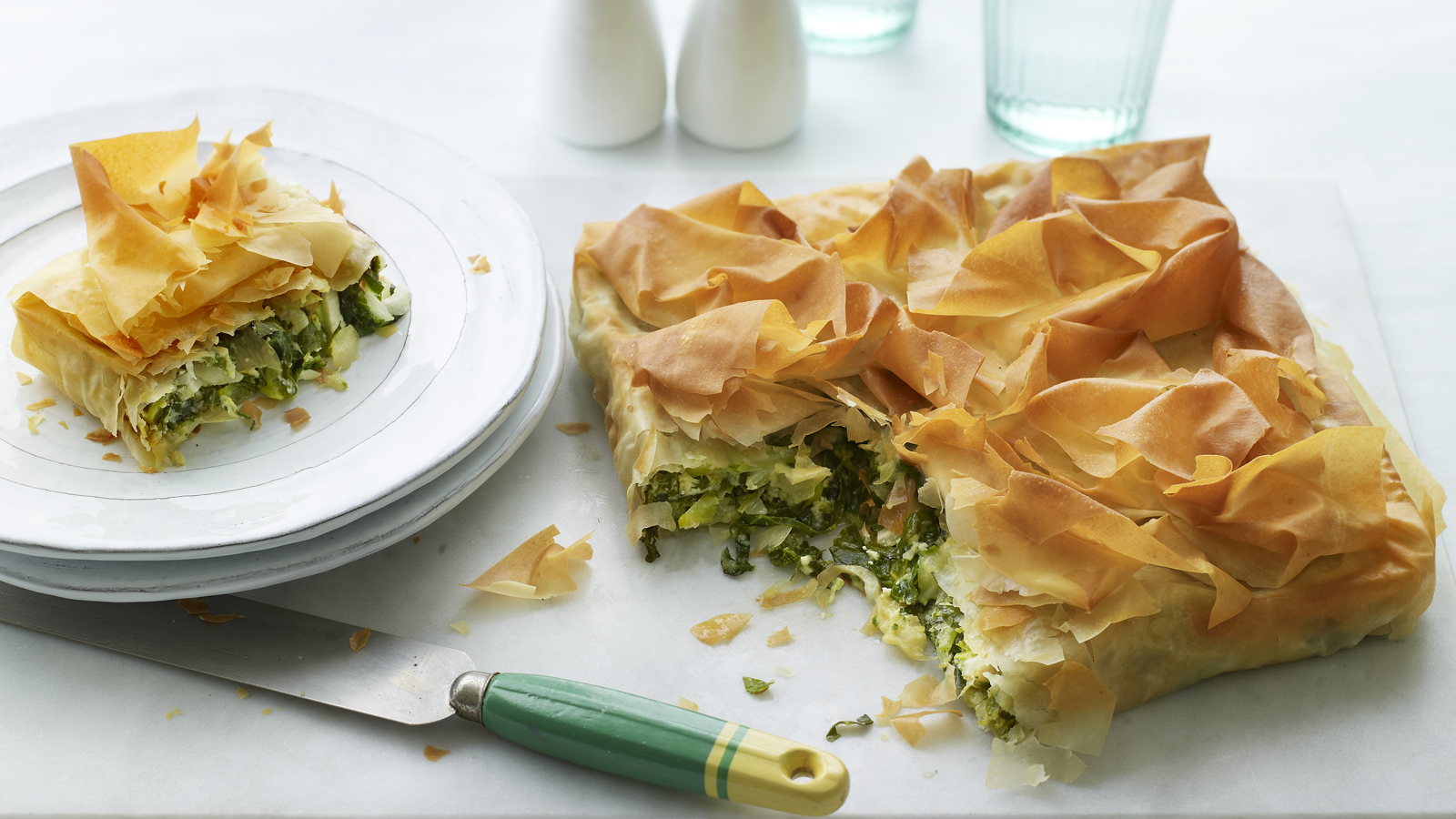 Any greens filo pie recipe - BBC Food