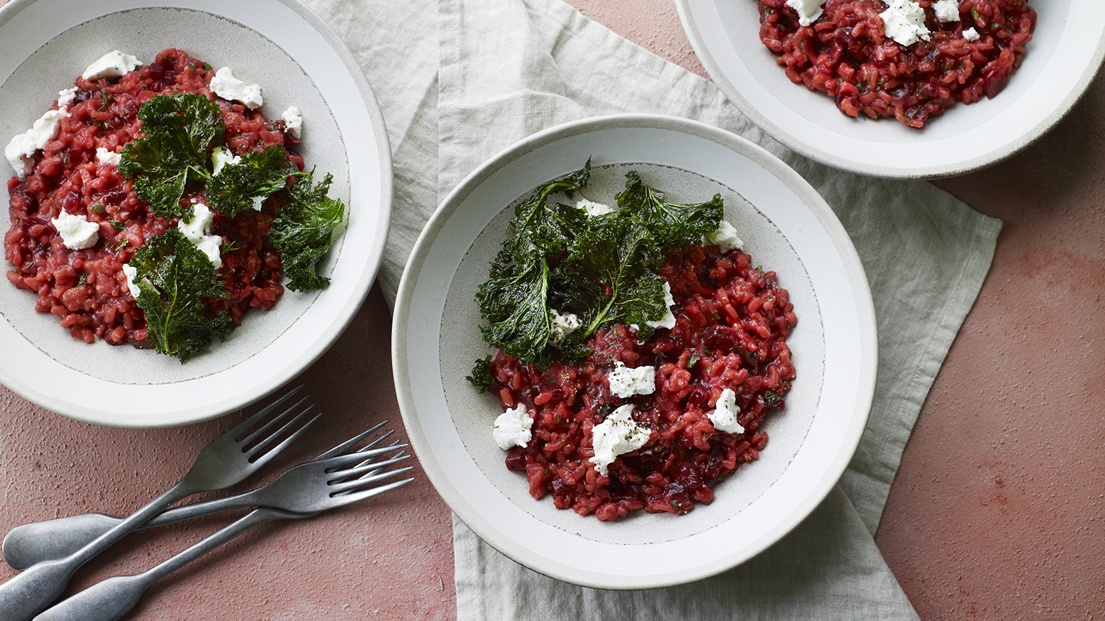 Beetroot And Goats Cheese Risotto Recipe Bbc Food