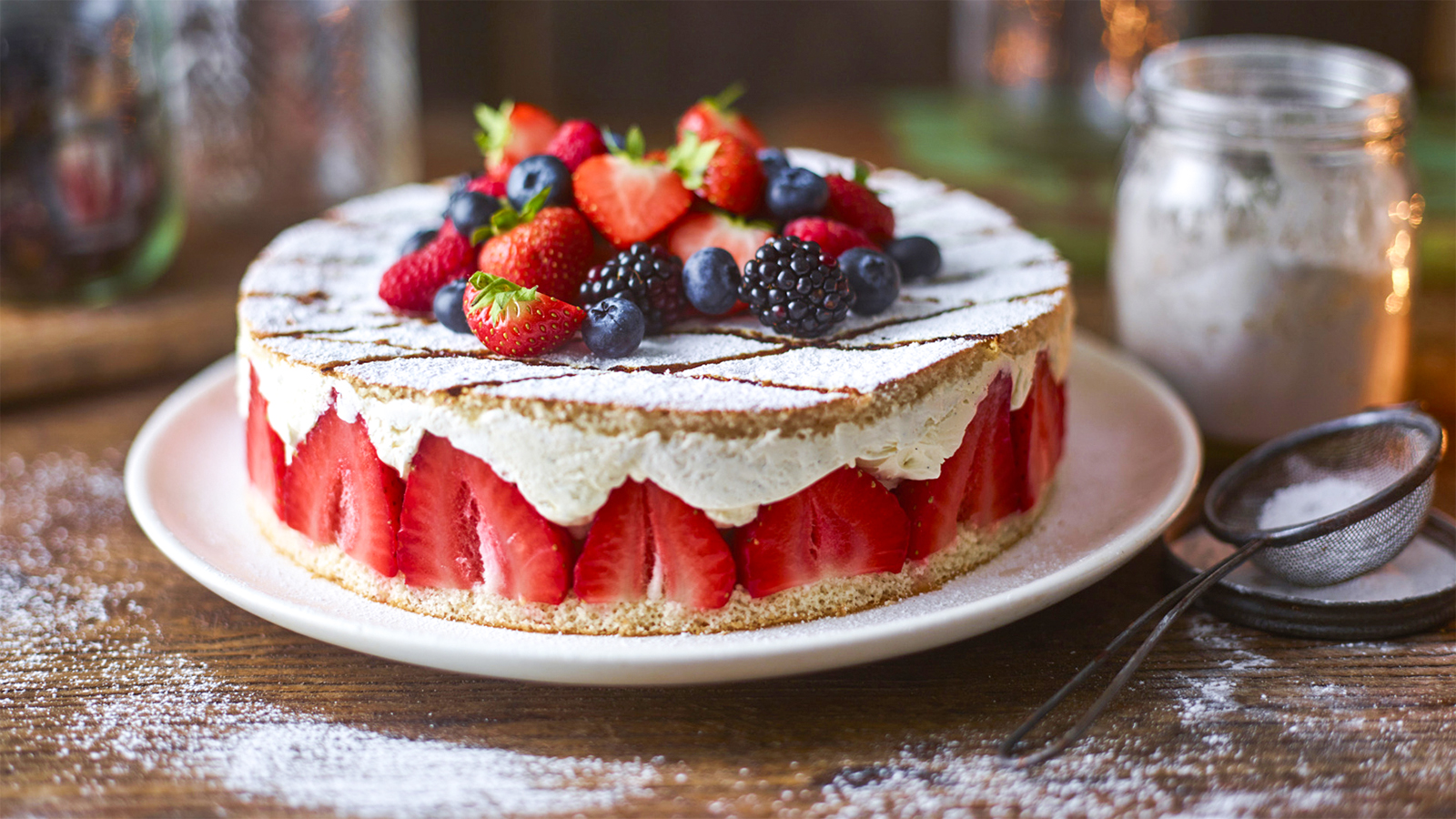 Strawberry Mascarpone Tea Cake Recipe | King Arthur Baking