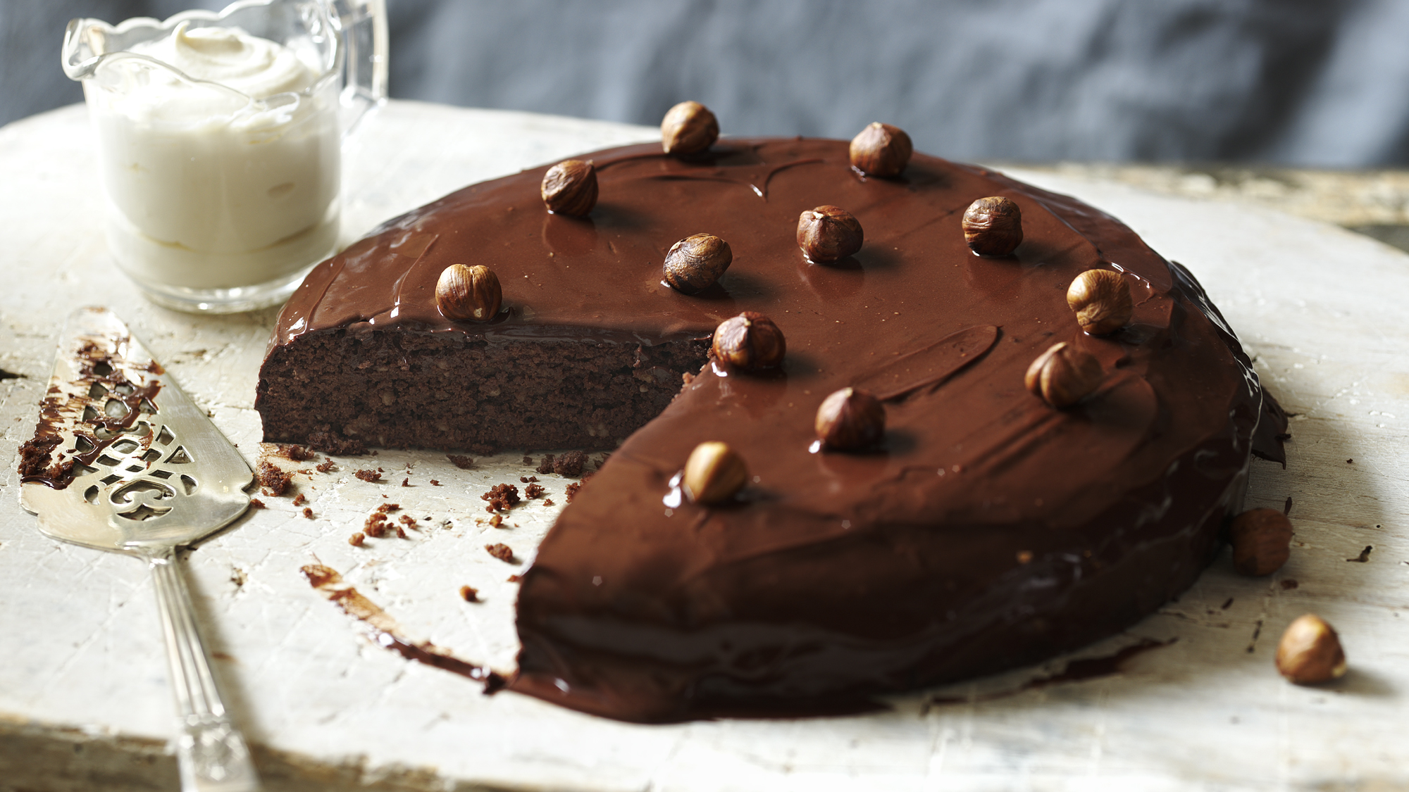 Chocolate And Hazelnut Torte Recipe Bbc Food