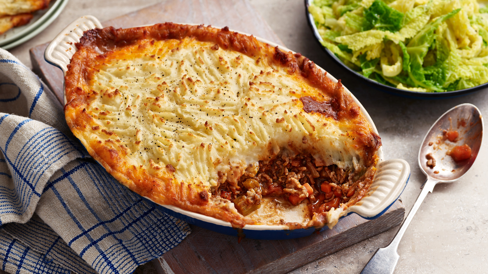 Cottage Pie With Cheesy Mash Recipe Bbc Food