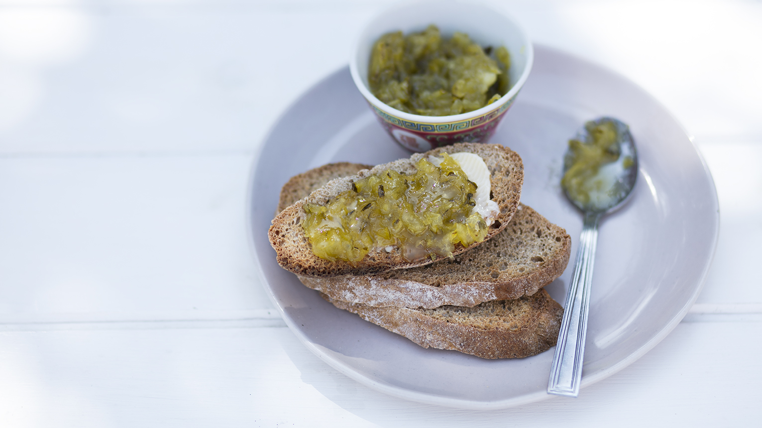 Courgette and ginger jam -image