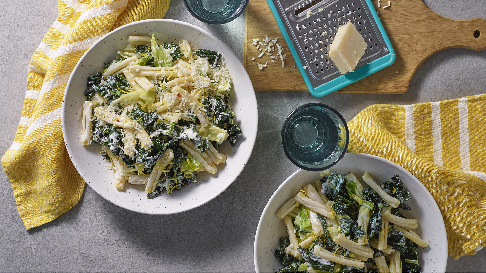 Creamy lemon veg pasta recipe - BBC Food