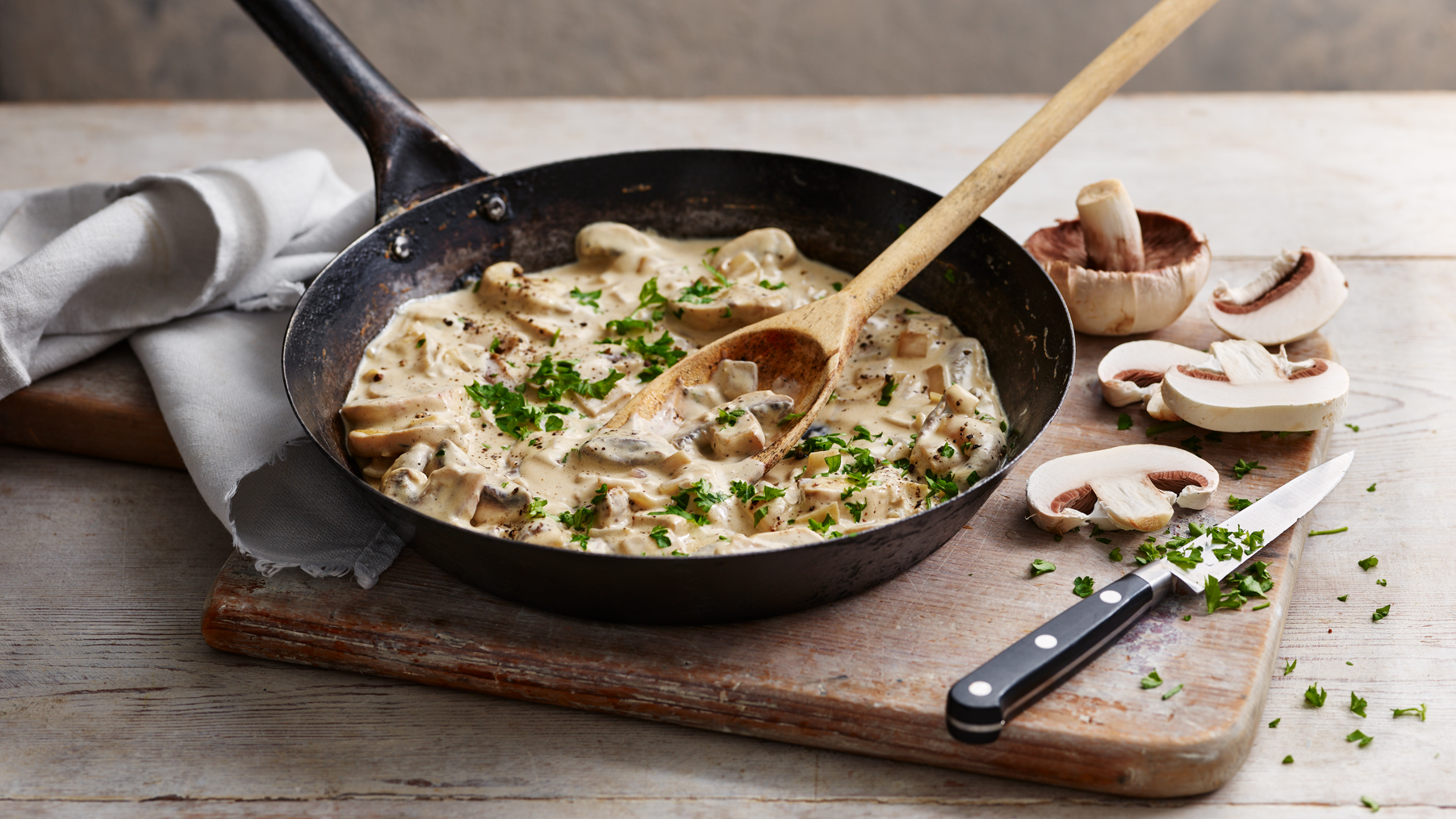 Creamy Mushroom Sauce Recipe Bbc Food