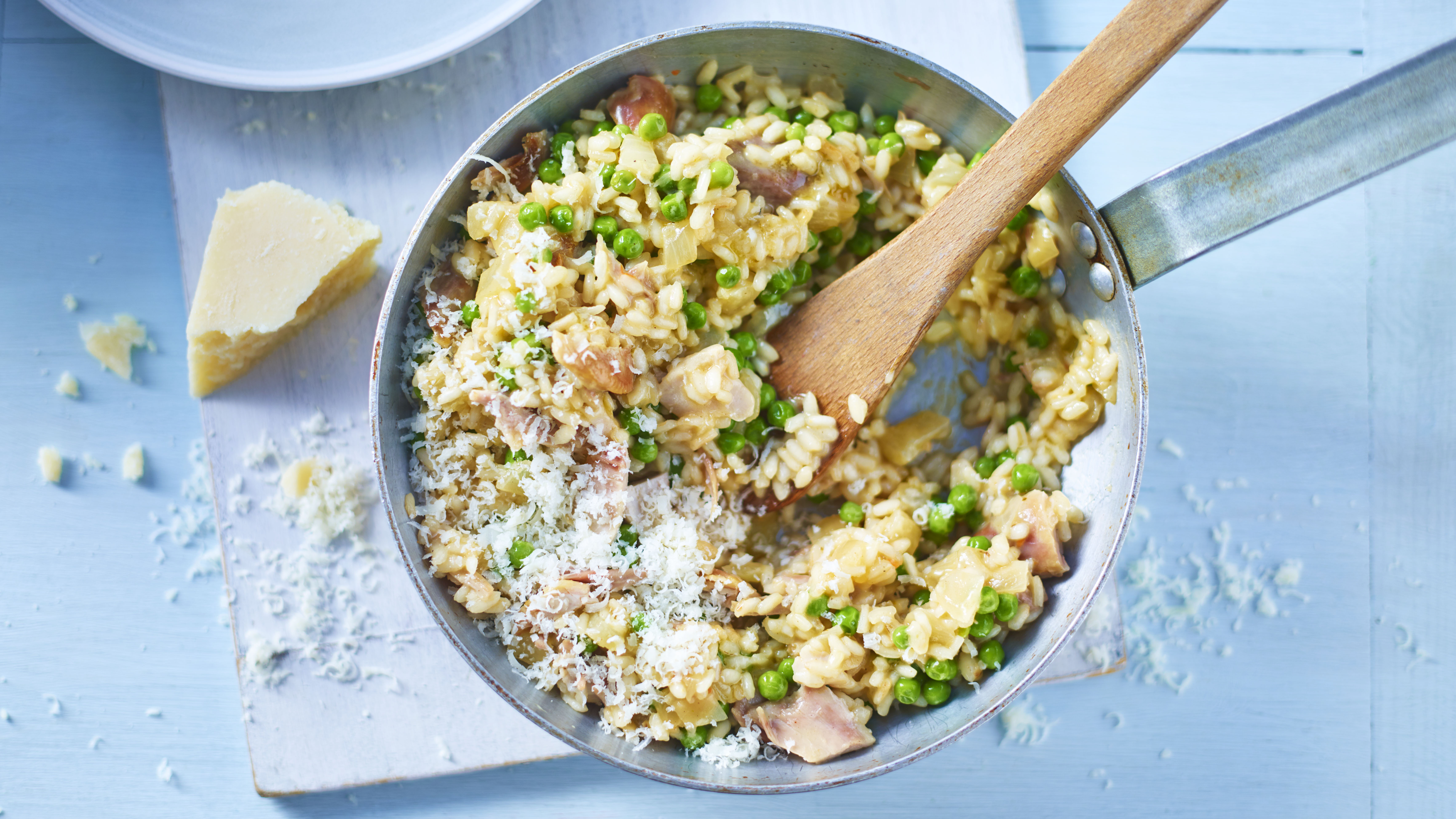 Easy Chicken And Pea Risotto Recipe Bbc Food