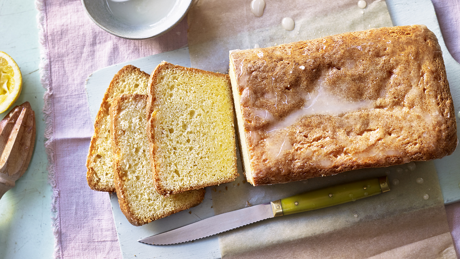 Fluffy Lemon Drizzle Loaf Cake - Tender and Moist Tea Cake