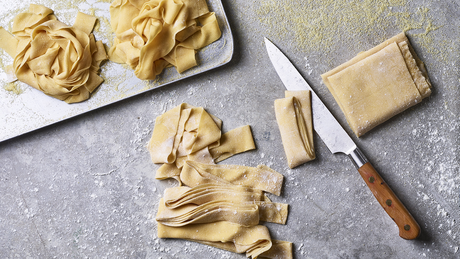 Homemade pasta dough recipe