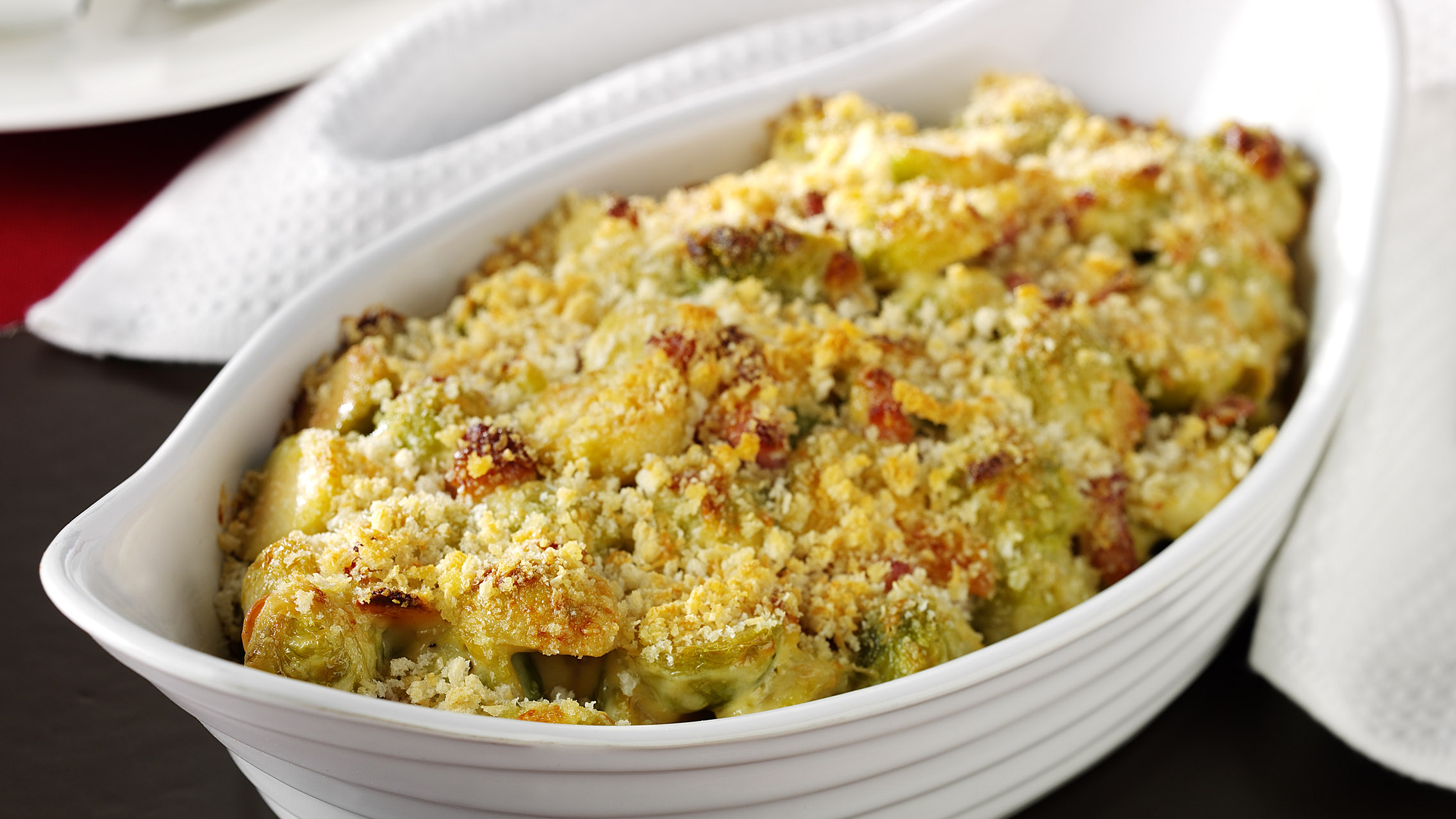 Brussels Sprouts Gratin Recipe Bbc Food