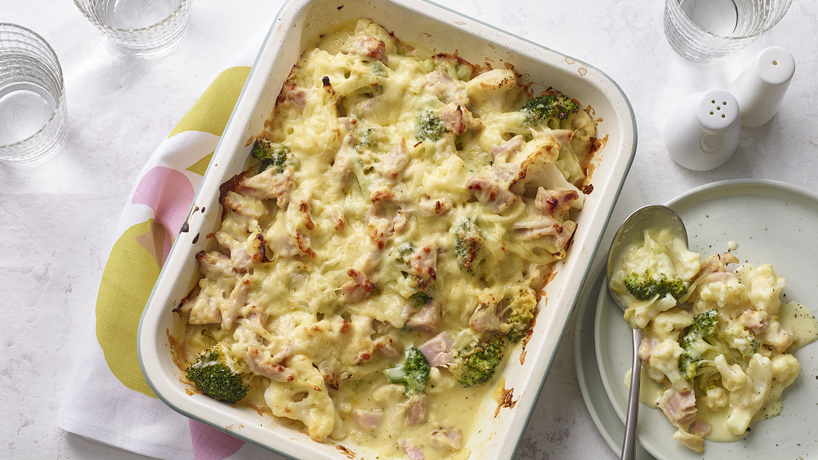 Ham and vegetable bake-image