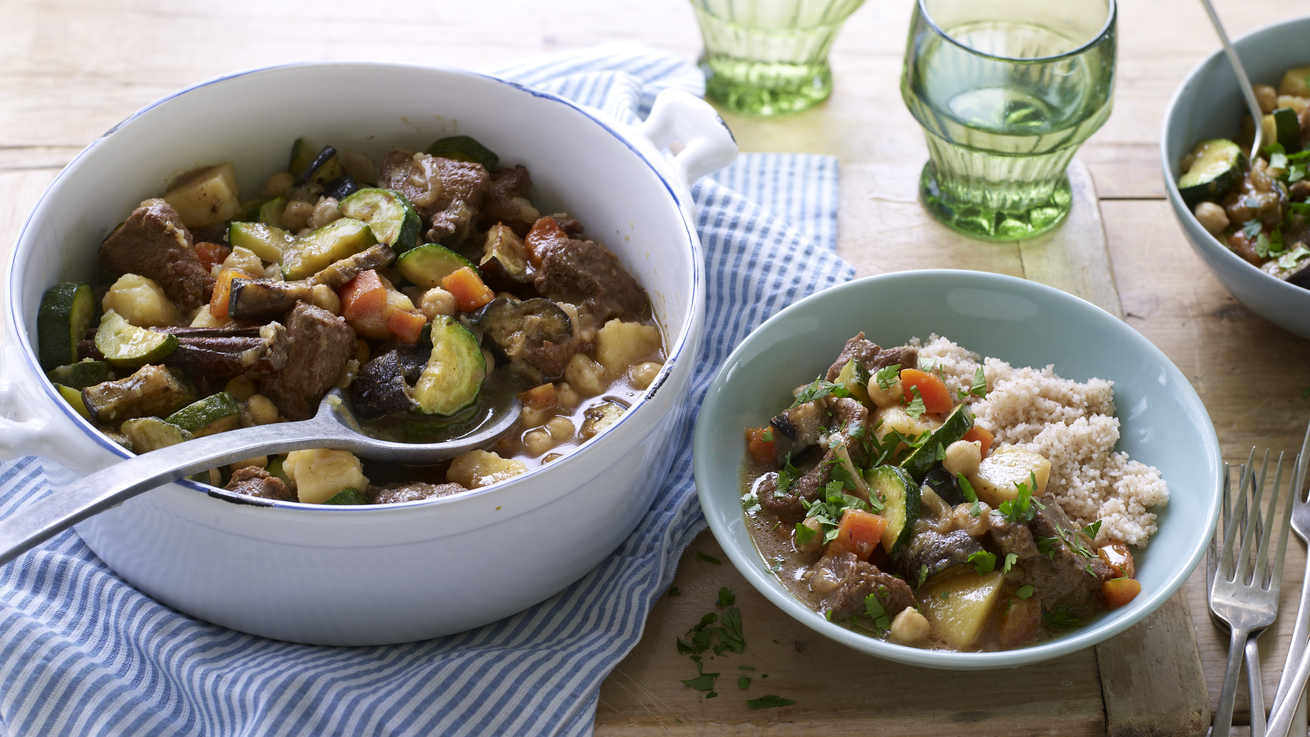 Lamb tagine with chickpeas-image