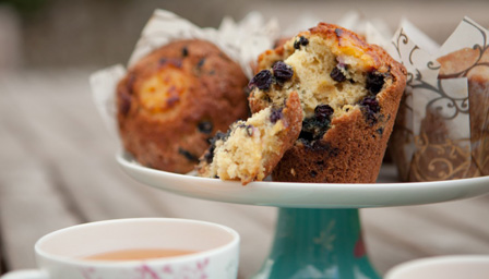 Lemon and blueberry muffins-image