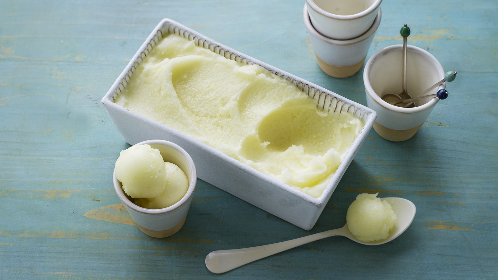 Lemon sorbet without ice cream maker sale