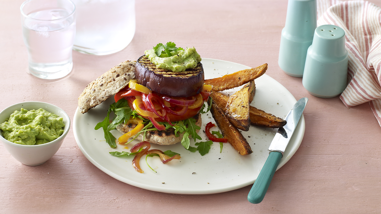 Vegan aubergine burgers-image