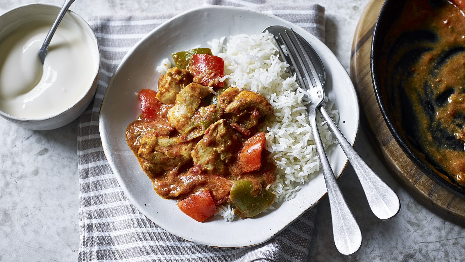 Low FODMAP chicken madras curry