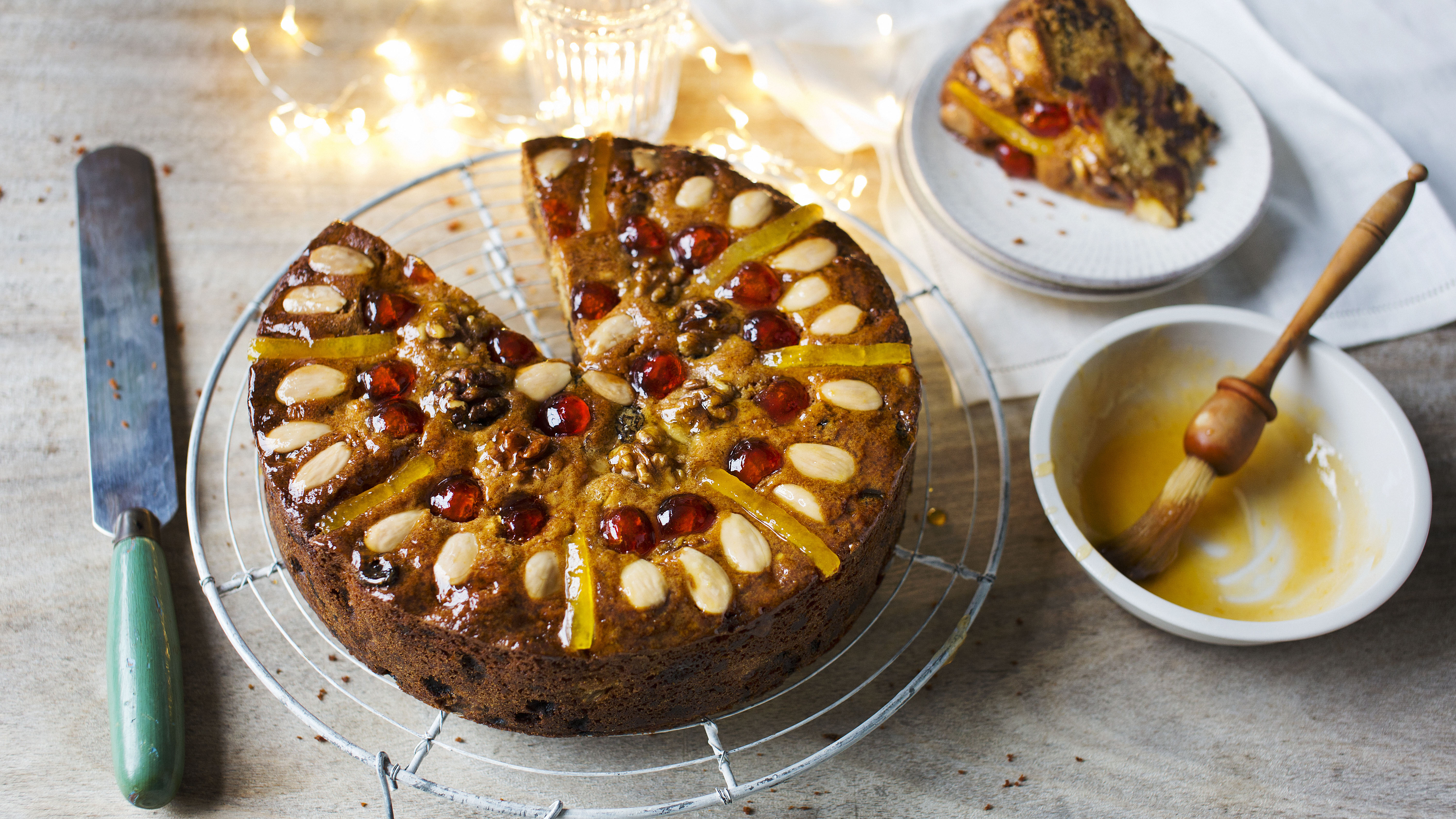 Creole Christmas Fruitcake With Whiskey Sauce | Emerils.com