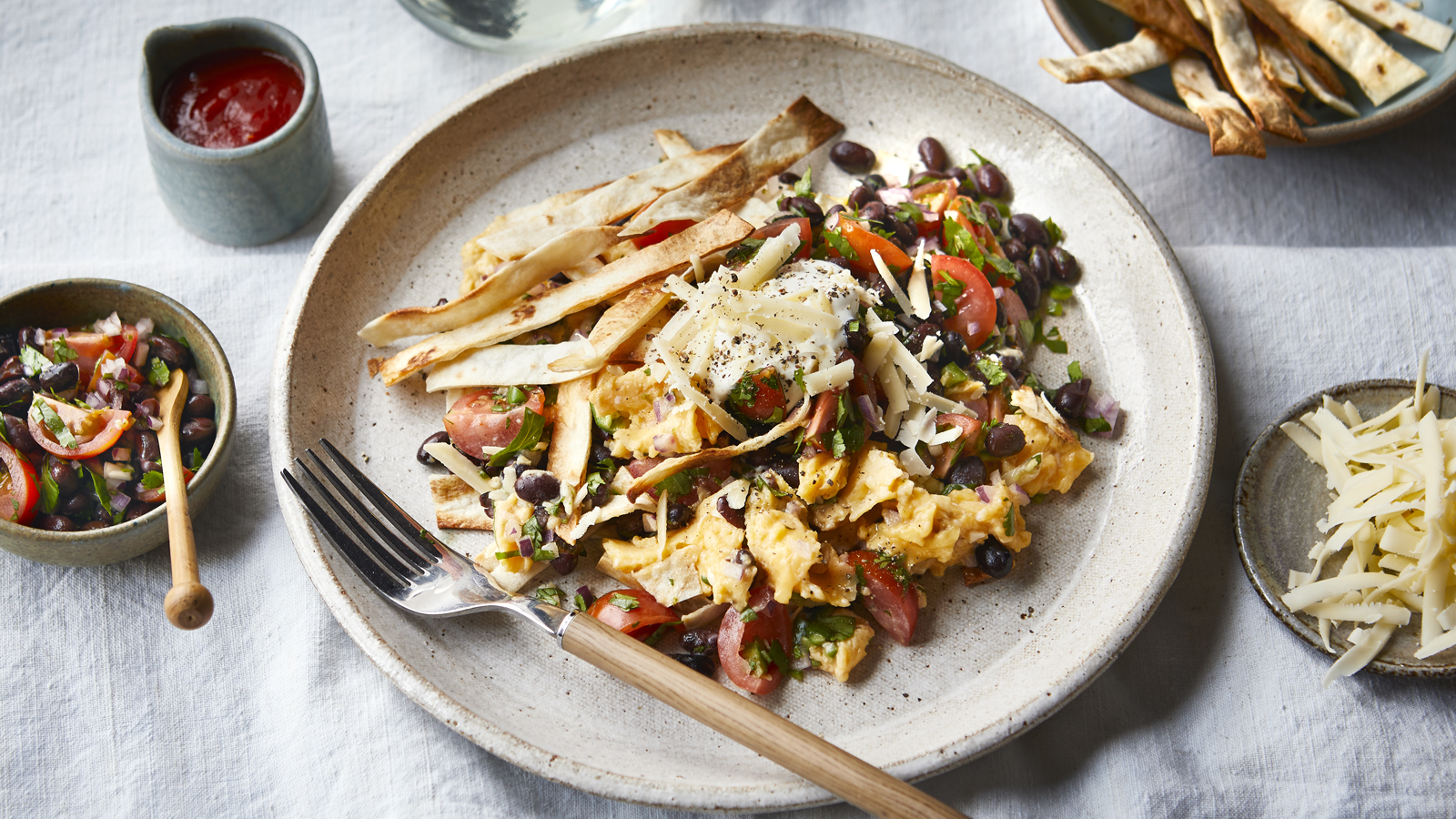 Fried eggs three ways recipe - BBC Food