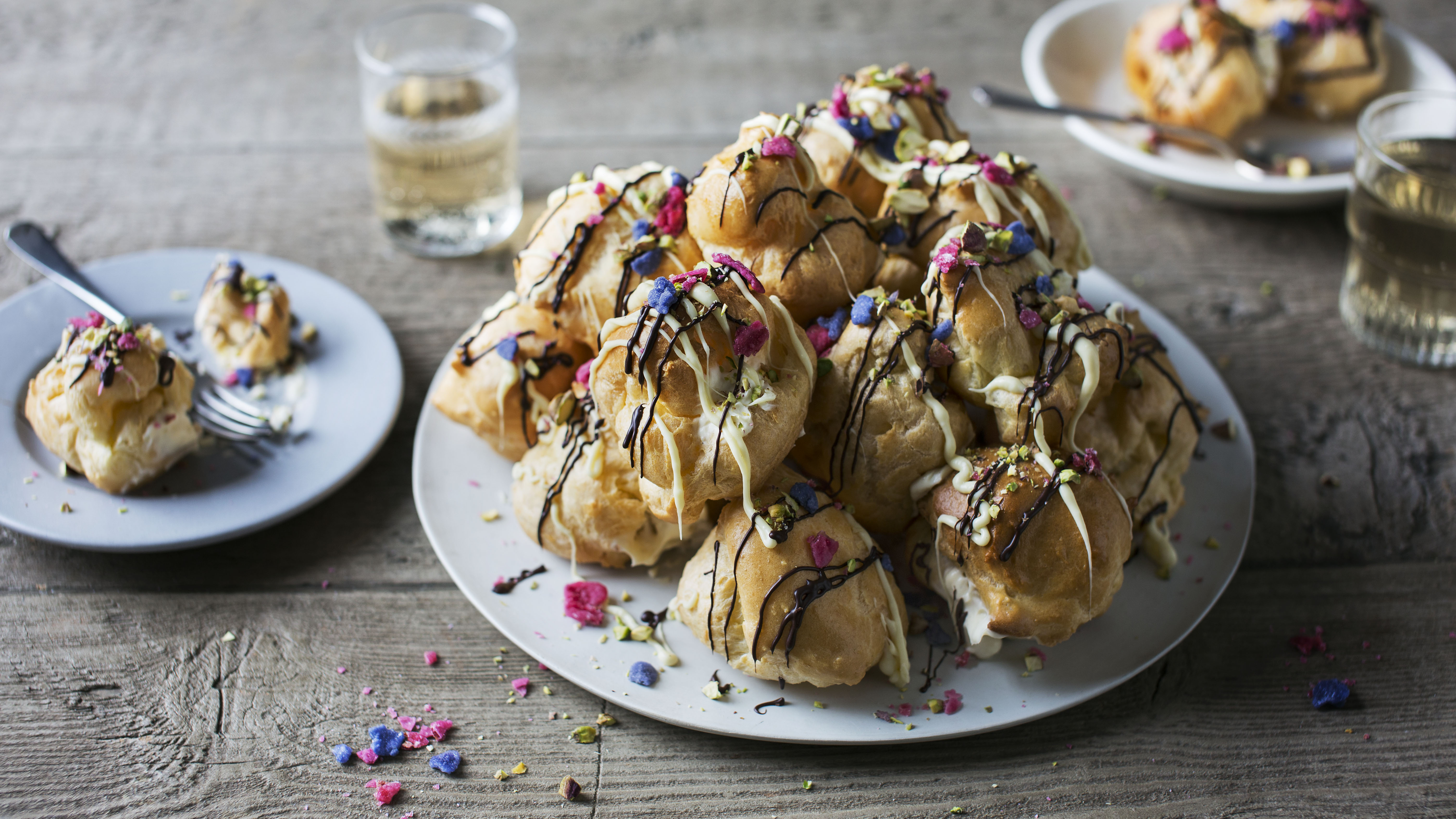 Profiteroles with cheat’s custard -image