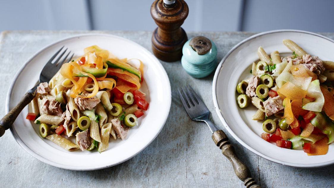 Healthy tuna pasta salad recipe - BBC Food