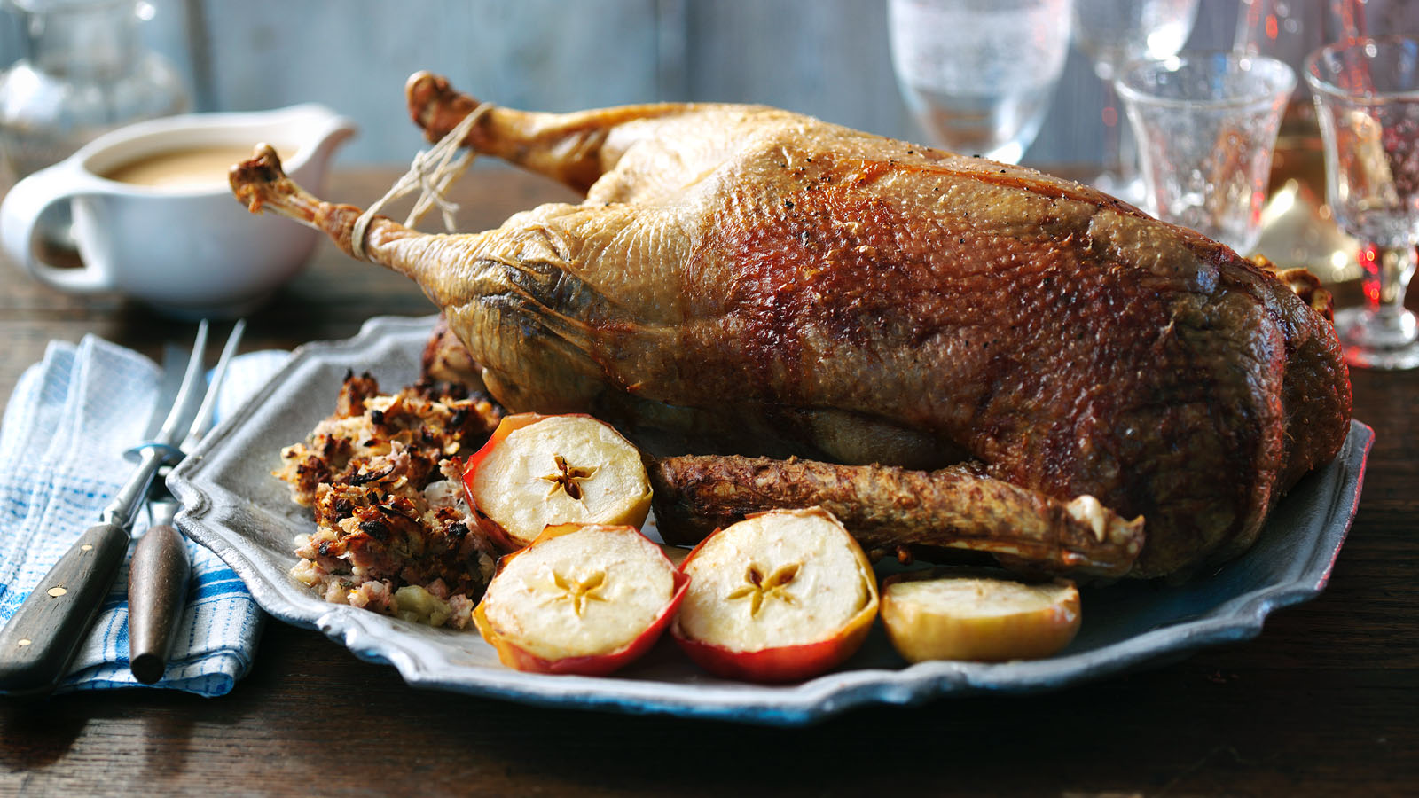 best stuffing for roast goose