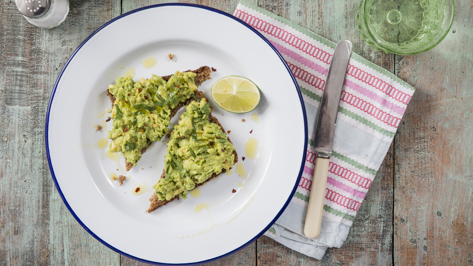 Smashed avocado on toast recipe - BBC Food