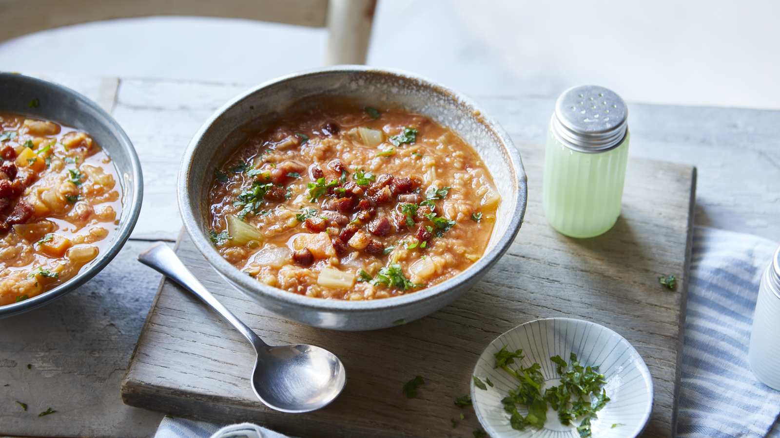 Tom Kerridge S Pancetta And Lentil Soup Recipe Bbc Food