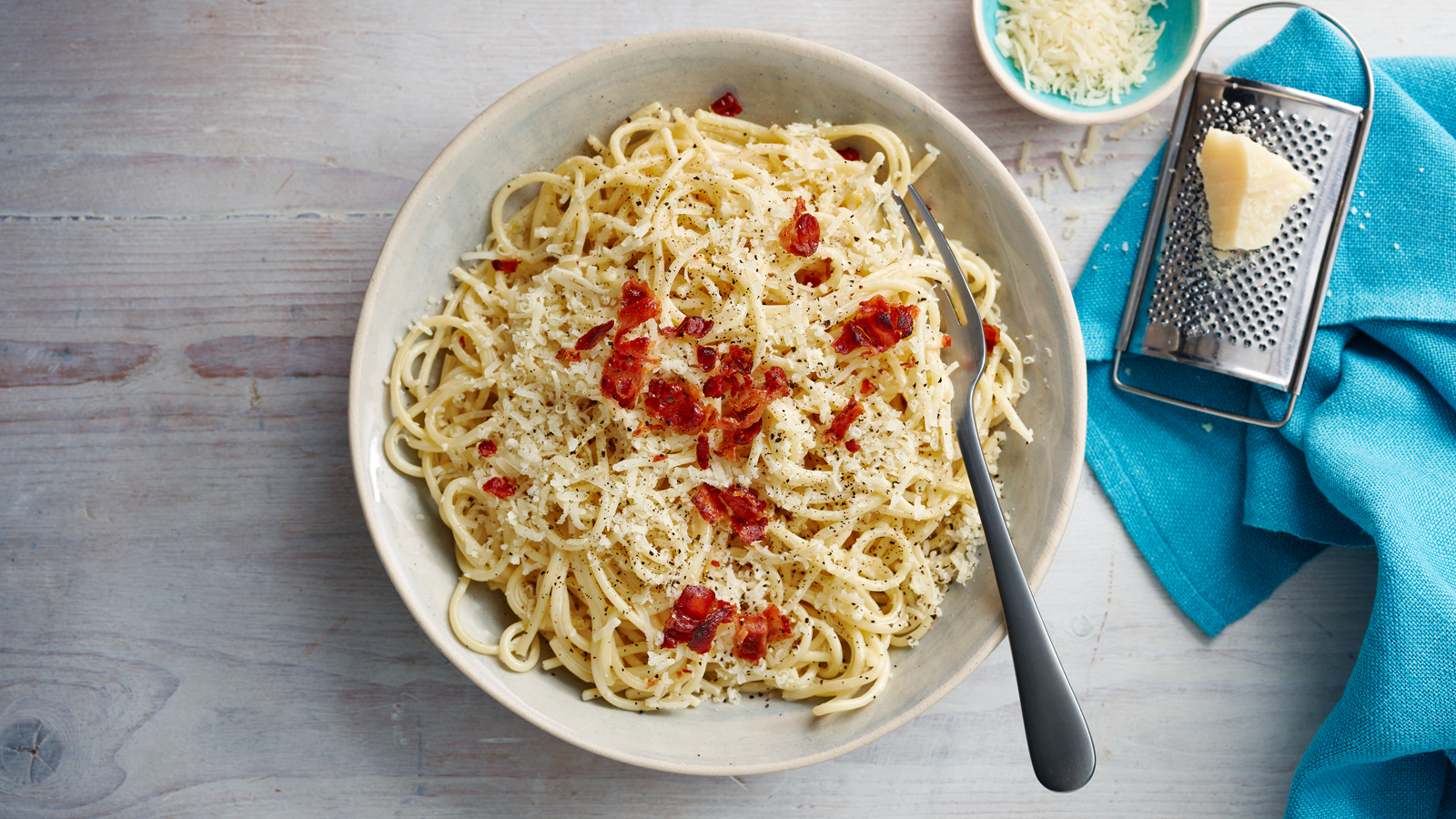 Easy spaghetti carbonara