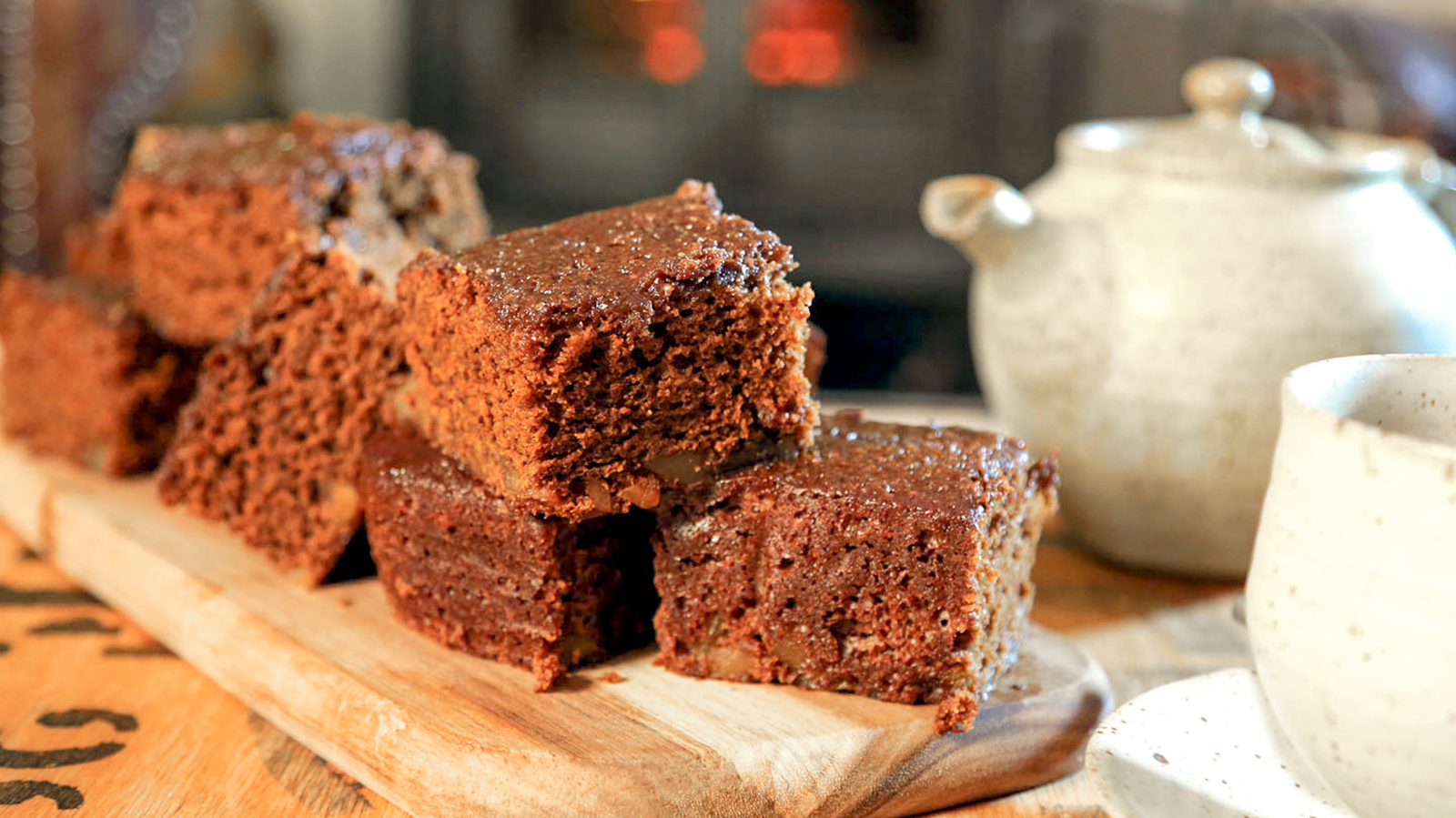 Cream Cheese Frosted Ginger Loaf Cake - Colleen Christensen Nutrition