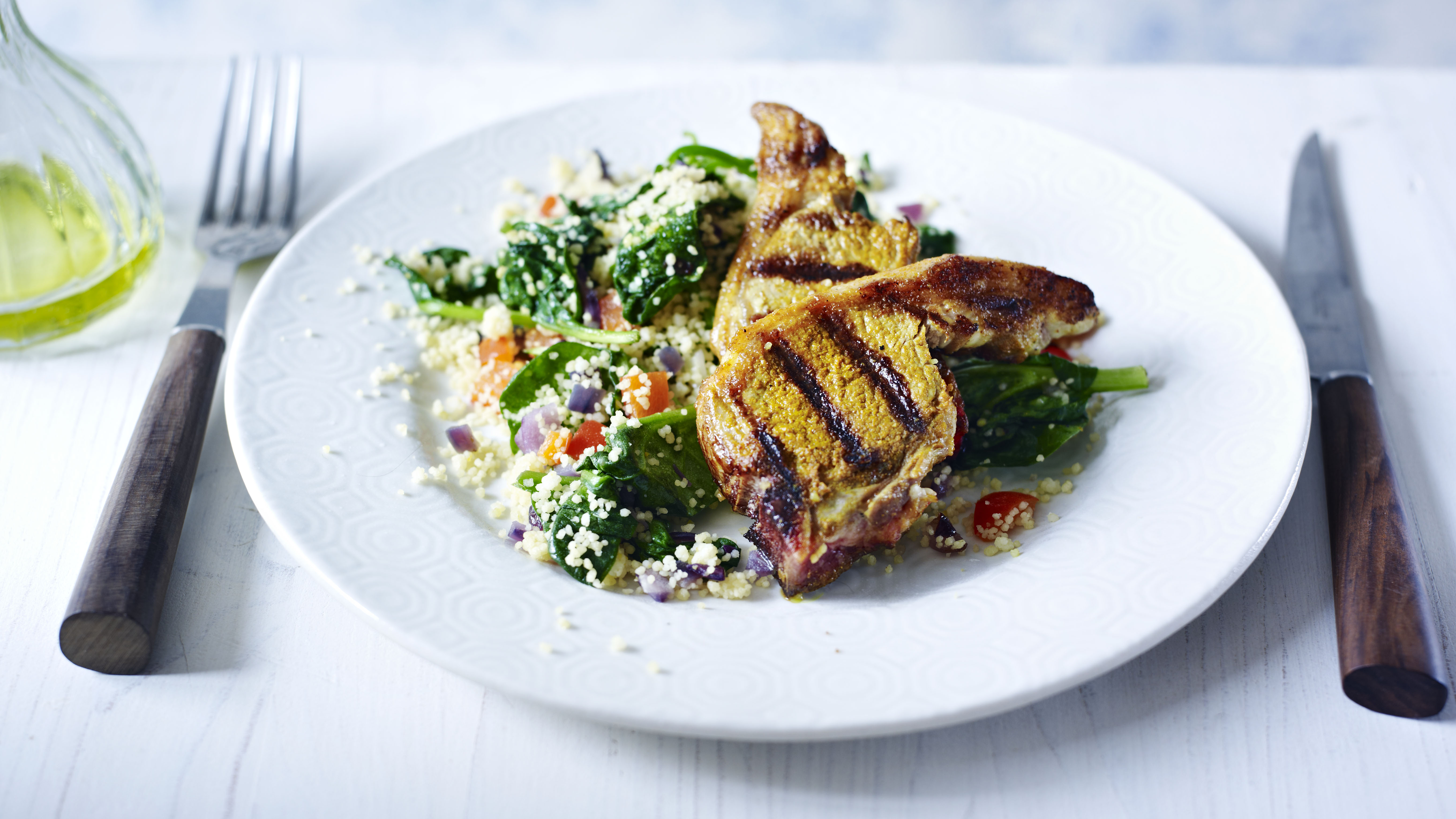 Spiced Lamb With Couscous Salad Recipe Bbc Food