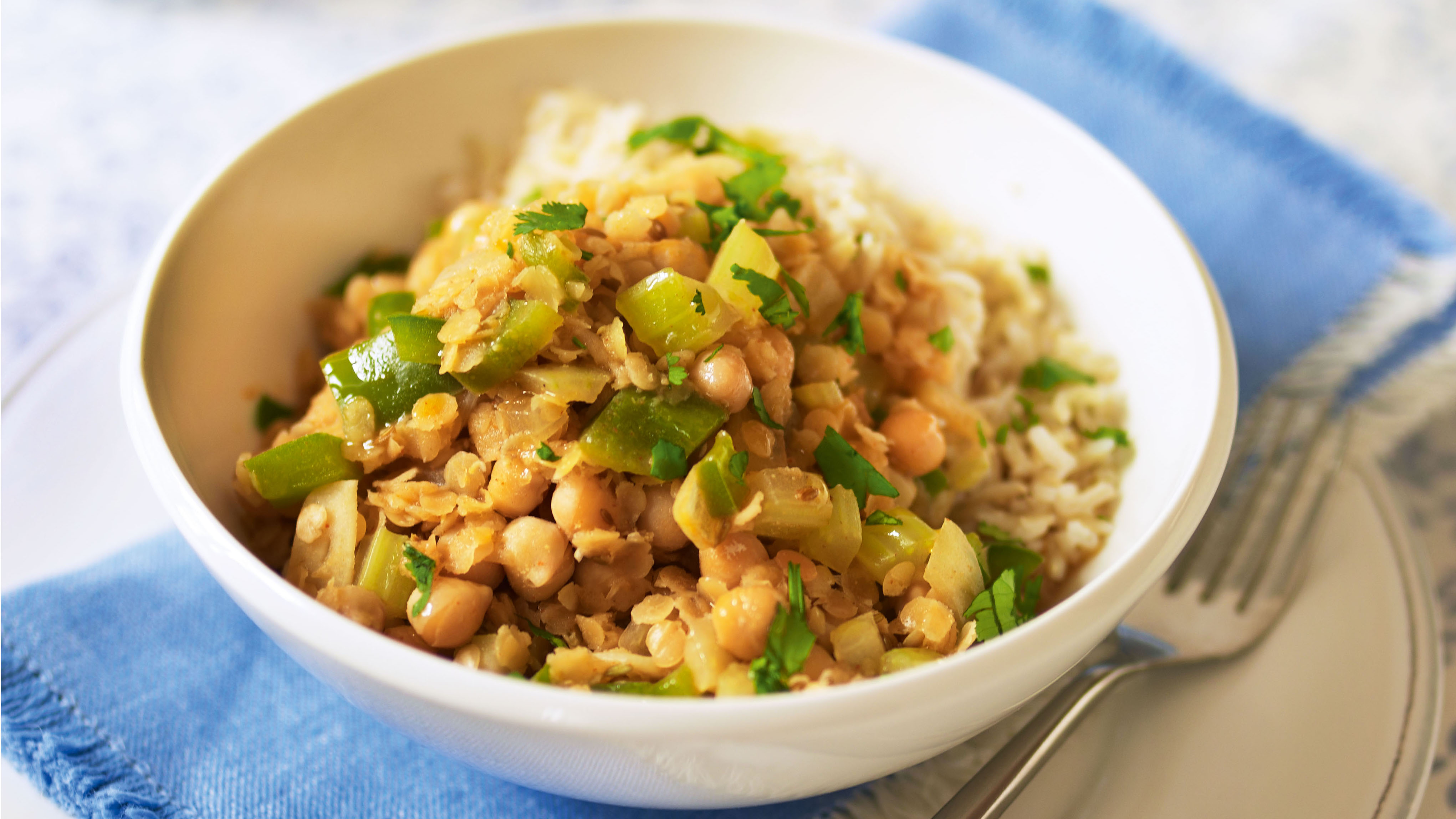 Chickpea And Lentil Curry Recipe Bbc Food