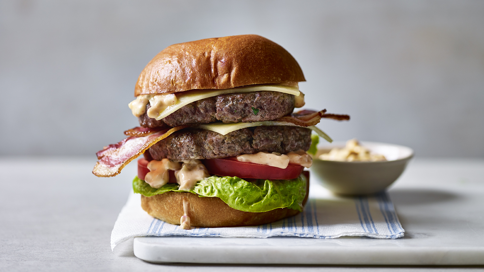The ultimate homemade burger