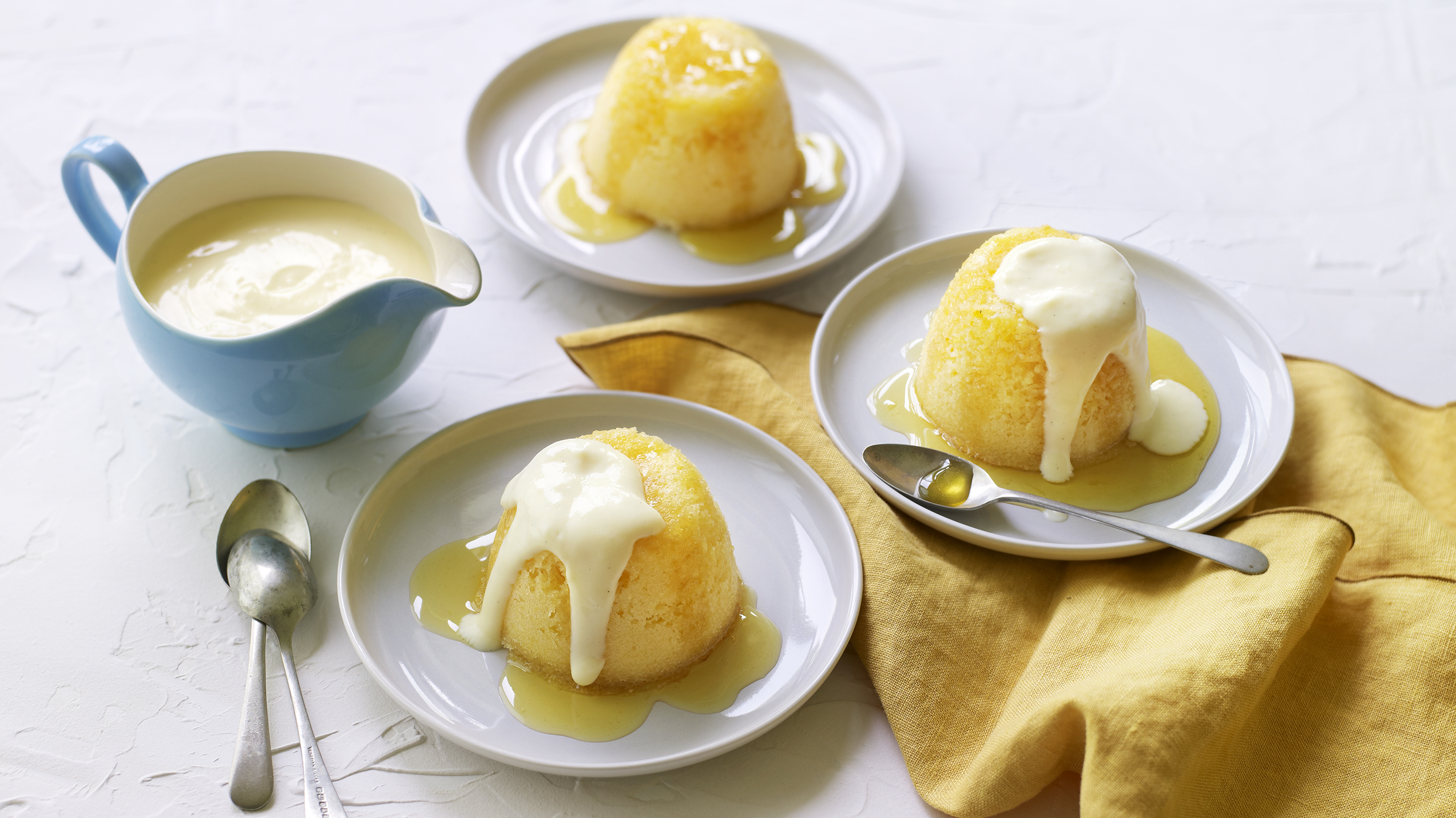 Classic Steamed Treacle Pudding - Gemma's Bigger Bolder Baking