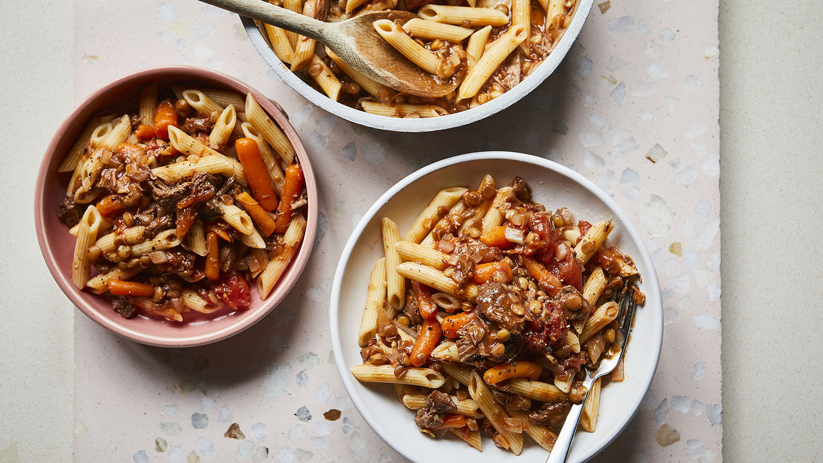 Stewed steak ragù -image