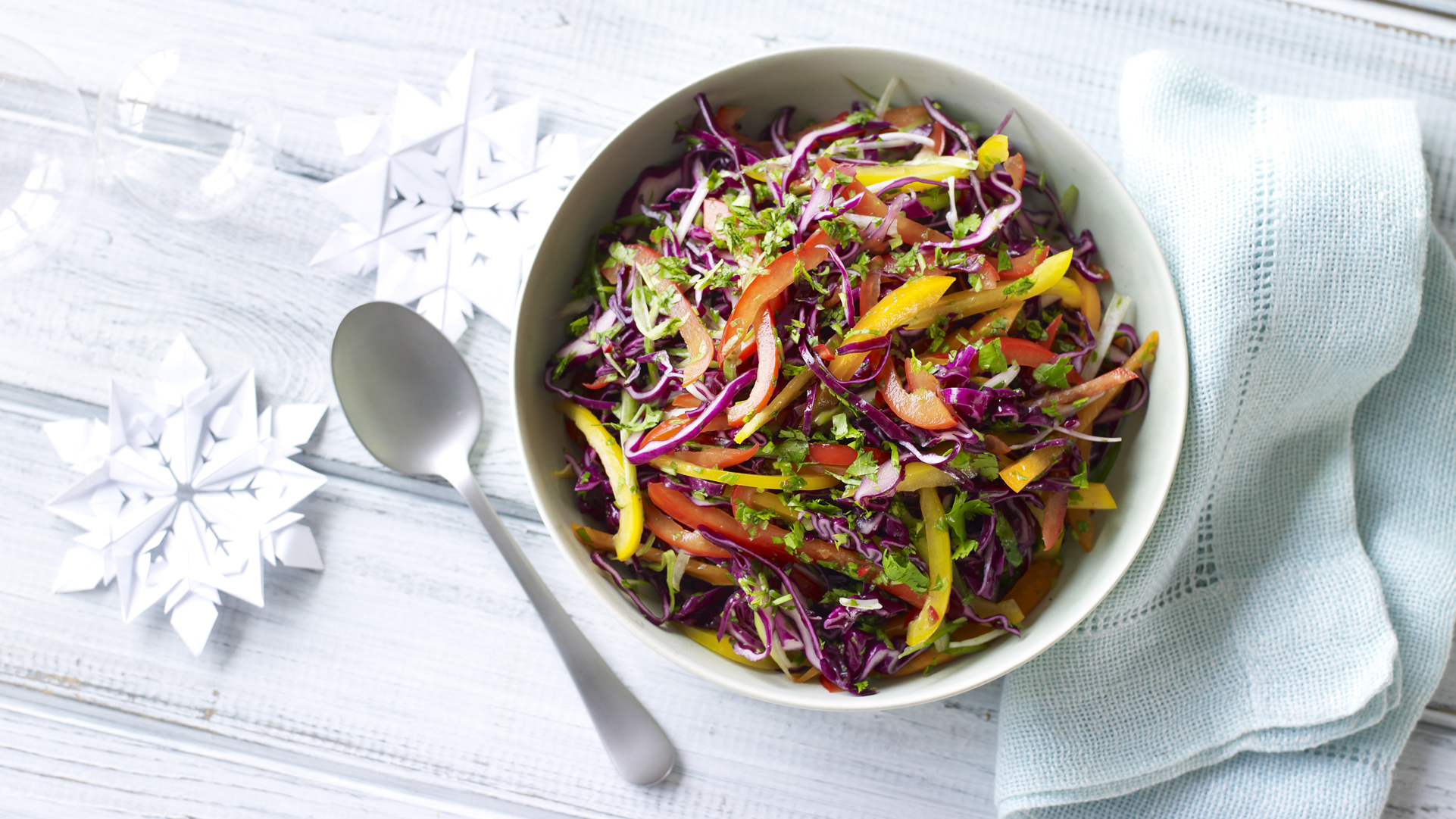 Sweet and sour slaw image