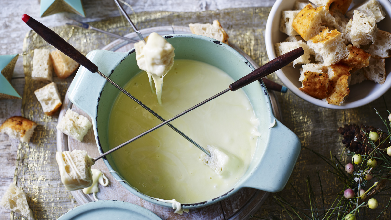 how to clean ceramic fondue pot