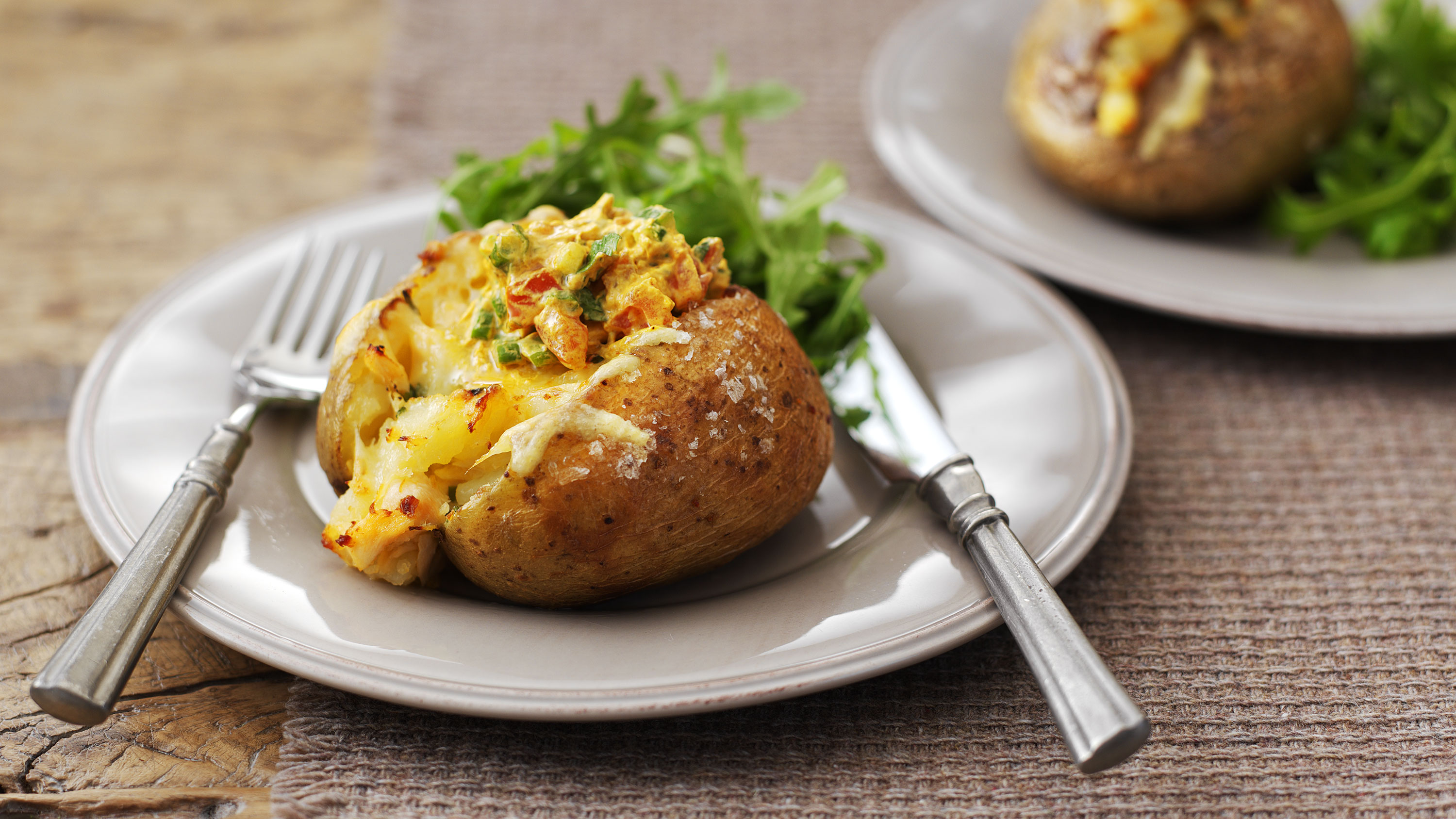 The baked potato recipe BBC Food