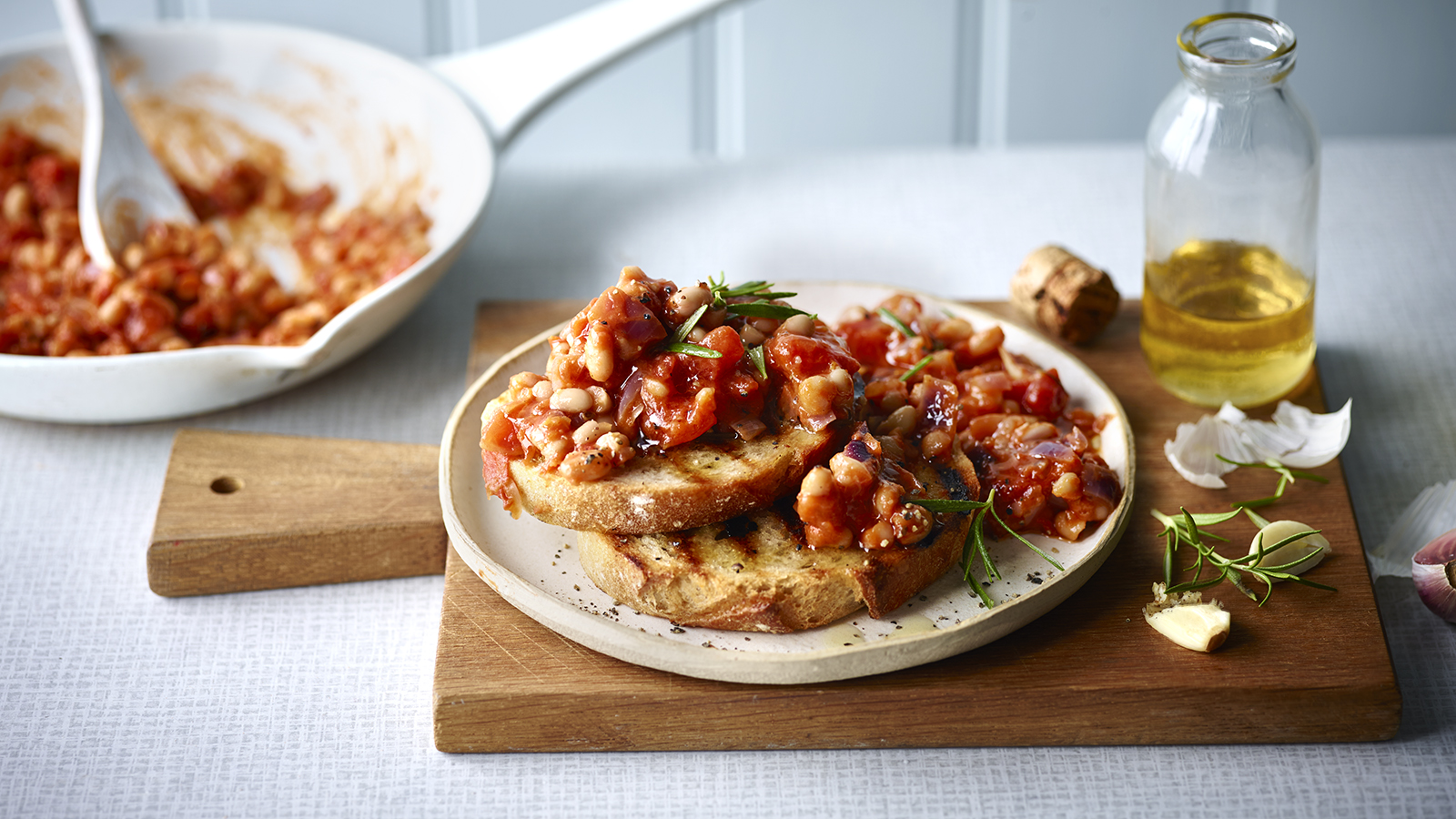 Tuscan beans on sourdough toast-image