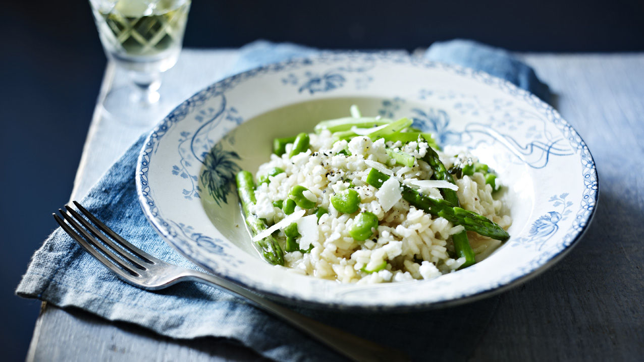 Broad Bean, Lemon and Thyme Risotto Recipe images Broad Bean, Lemon and Thyme Risotto Recipe photo