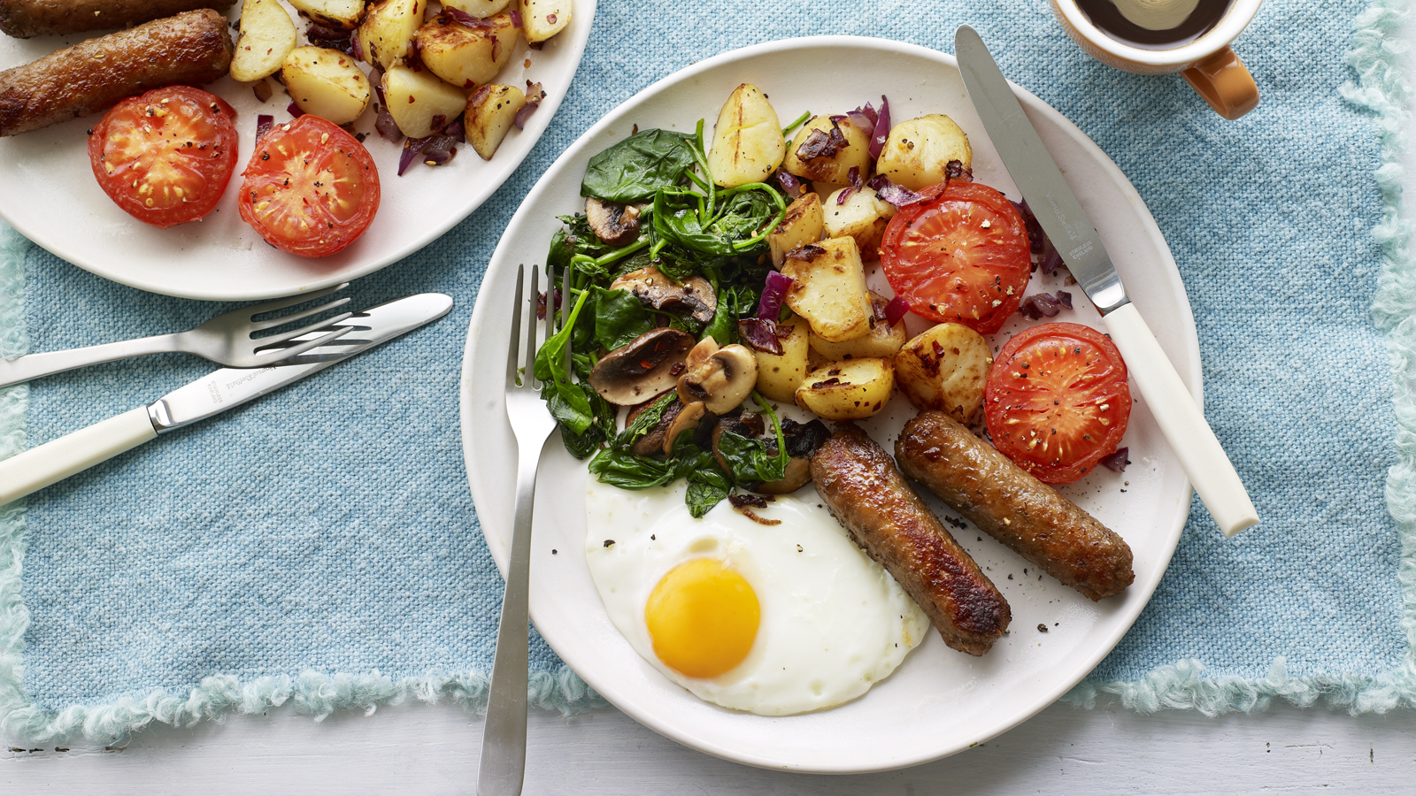 One-pan veggie English breakfast recipe - BBC Food