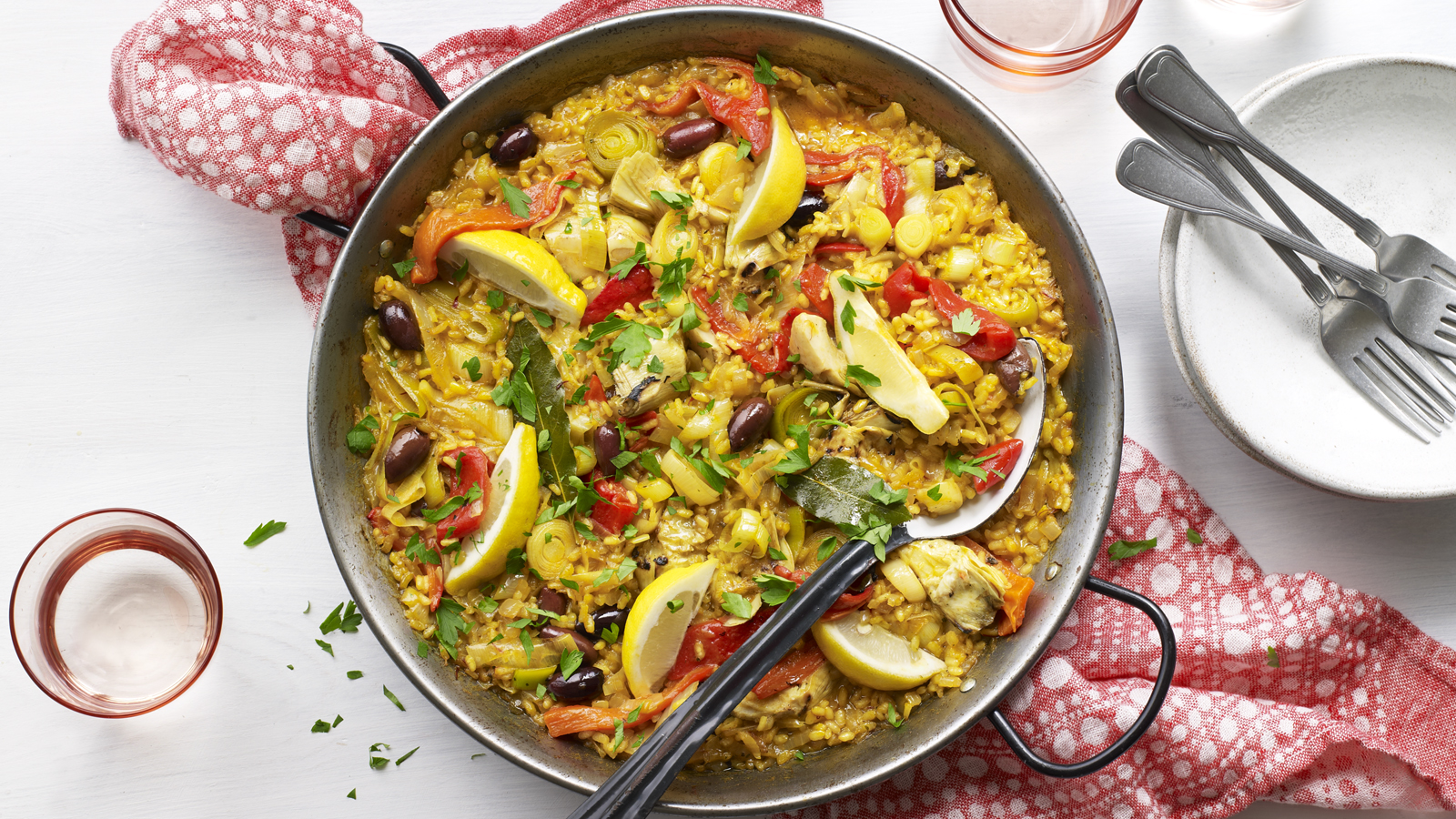 Vegetarian Paella Recipe Bbc Food