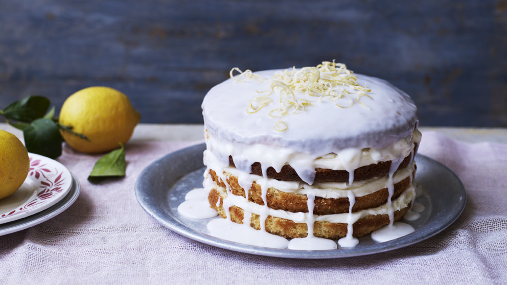 BEST Moist Lemon Curd Cake with Lemon Buttercream - Sweet Mouth Joy